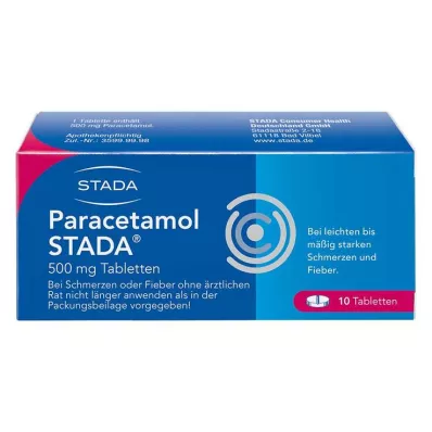 PARACETAMOL STADA 500 mg tablete, 10 kosov PARACETAMOL STADA 500 mg tablete, 10 kosov