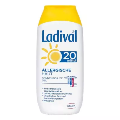 LADIVAL Gel za alergijsko kožo LSF 20, 200 ml