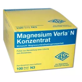 MAGNESIUM VERLA N Koncentrat za oralno uporabo, 100 kosov