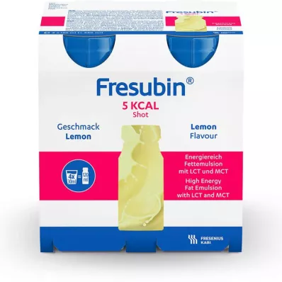FRESUBIN 5 kcal SHOT Raztopina limone, 4X120 ml