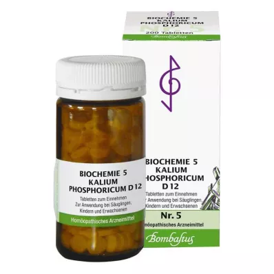 Biokemija 5 Kalium phosphoricum D 12 tablet, 200 kos Biokemija 5 Kalium phosphoricum D 12 tablet, 200 kos