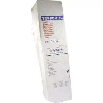 TOPPER 12 Compr.10x10 cm nesterilni, 200 kosov