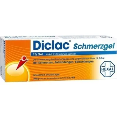 DICLAC Gel proti bolečinam 1%, 100 g