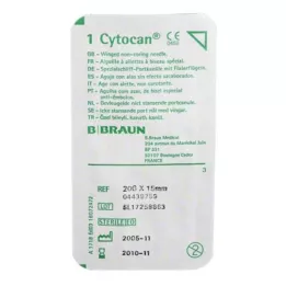 CYTOCAN Priključna kanila 20 G 15 mm, 1 kos