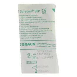 SURECAN Portna kanila 20 Gx25 mm pod kotom, 1 kos