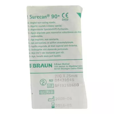 Surecan kanila 20 Gx25 mm kotna (1 kos)