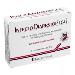 INFECTODIARRSTOP LGG Prašek za pripravo suspenzije za peroralno uporabo, 6 kosov