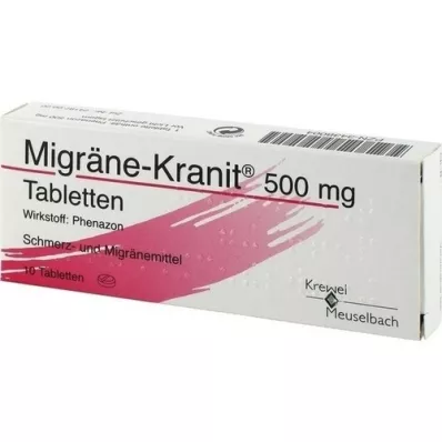 MIGRÄNE KRANIT 500 mg tablete, 10 kosov