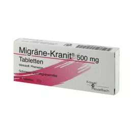 MIGRÄNE KRANIT 500 mg tablete, 10 kosov