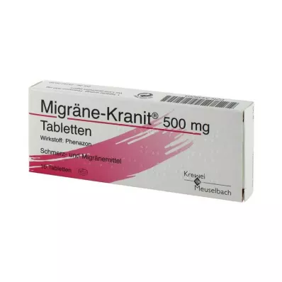 MIGRÄNE KRANIT 500 mg tablete, 10 kosov MIGRÄNE KRANIT 500 mg tablete, 10 kosov