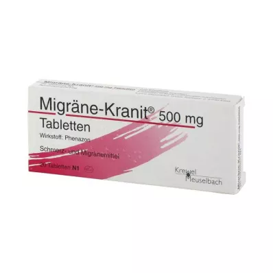 Migrena Kranit 500 mg tablete, 20 kosov Migrena Kranit 500 mg tablete, 20 kosov