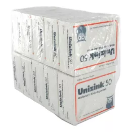 UNIZINK 50 enteričnih obloženih tablet, 10X100 kosov