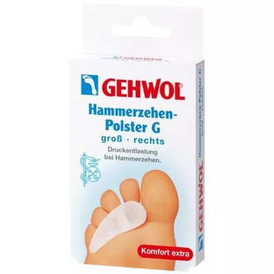 Gehwol polimer gel blazinica za prste na kladivcu, 1 kos