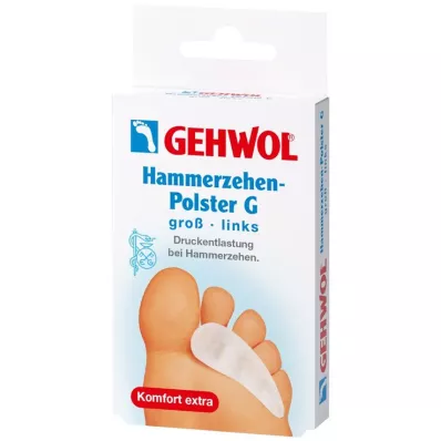 Gehwol polimer gel blazinica za prste na kladivcu, 1 kos