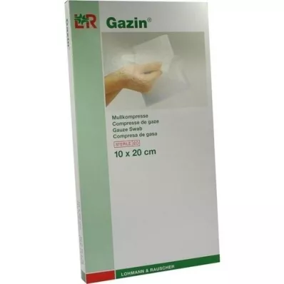 GAZIN Gaza 10x20 cm, sterilna, 8-kratna, 5X2 kosov