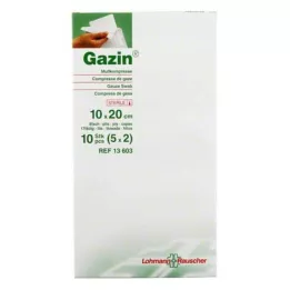 GAZIN Gaza 10x20 cm, sterilna, 8-kratna, 5X2 kosov