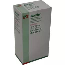 GAZIN Gaza 10x20 cm, sterilna, 8-kratna, 25X2 kosov