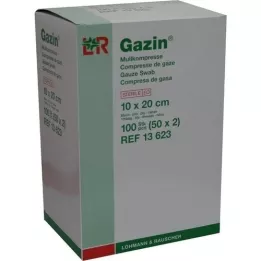 GAZIN Gaza 10x20 cm, sterilna, 8-kratna, 50X2 kosov