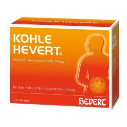 KOHLE Hevert tablete, 300 kapsul
