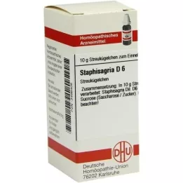 STAPHISAGRIA D 6 kroglic, 10 g