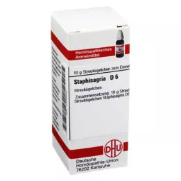STAPHISAGRIA D 6 kroglic, 10 g