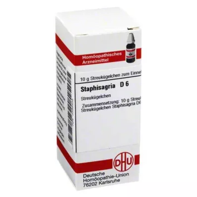 STAPHISAGRIA D 6 kroglic, 10 g