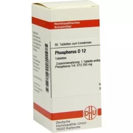 PHOSPHORUS D 12 tablet, 80 kapsul