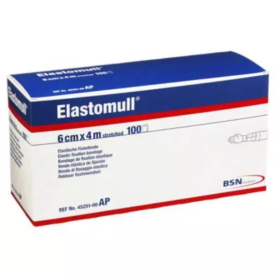 ELASTOMULL Elastični trak za fiksiranje 6 cmx4 m 45251, 100 kosov ELASTOMULL Elastični trak za fiksiranje 6 cmx4 m 45251, 100 kosov