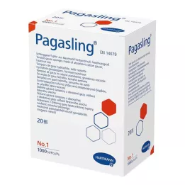 PAGASLING Tampon iz gaze, nesterilen, velikost 1, velikost lešnika, 1000 kosov