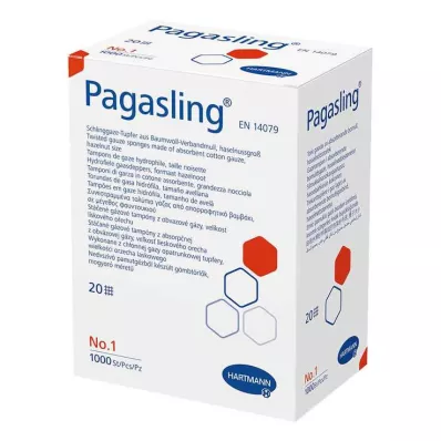 PAGASLING Tampon iz gaze, nesterilen, velikost 1, velikost lešnika, 1000 kosov PAGASLING Tampon iz gaze, nesterilen, velikost 1, velikost lešnika, 1000 kosov