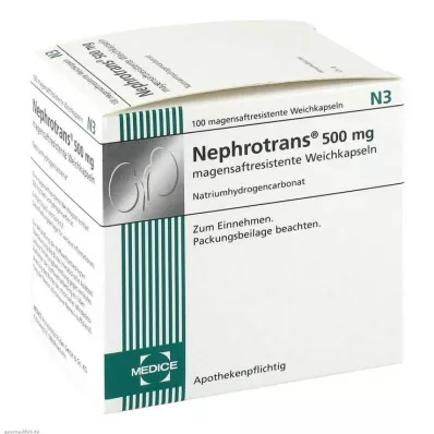 NEPHROTRANS enterične obložene kapsule, 100 kosov