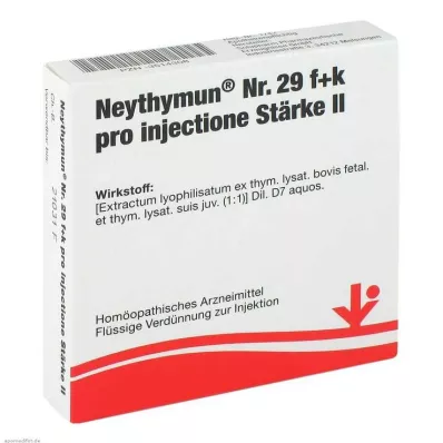 Neythymun No.29 f + k na injekcijo.St. II Ampule, 5X2 ml