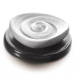 DUFTSTEIN Energijski spiralni keramični disk črne barve, 1 kos
