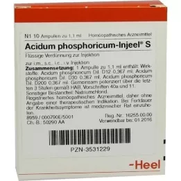 ACIDUM PHOSPHORICUM INJEEL S Ampule, 10 kosov