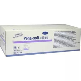 PEHA-SOFT nitrilne rokavice brez prahu M, 100 kosov