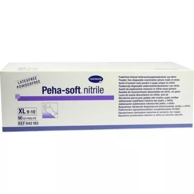 PEHA-SOFT nitril Unt.Handsch.unste.puderfrei XL, 90 kosov