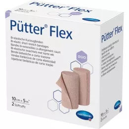 PÜTTER Bandaža Flex Duo 10 cmx5 m, 2 kosa