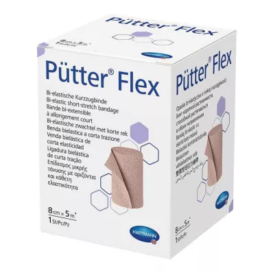 PÜTTER Fleksibilni povoj 8 cmx5 m, 1 kos PÜTTER Fleksibilni povoj 8 cmx5 m, 1 kos