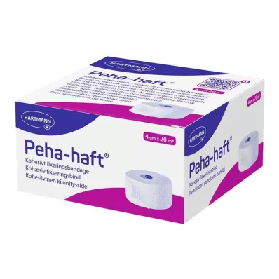 Peha Haft fiksirni povoj brez lateksa 4 cm x 20 m, 1 kos Peha Haft fiksirni povoj brez lateksa 4 cm x 20 m, 1 kos