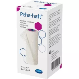 PEHA-HAFT Fiksacijski povoj brez lateksa 10 cmx4 m, 1 kos