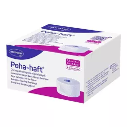 PEHA-HAFT Fiksacijski povoj brez lateksa 2,5 cmx4 m, 8 kosov