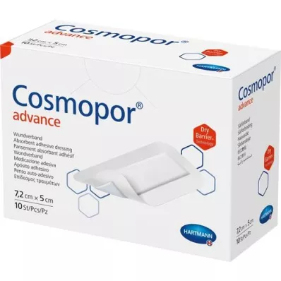 COSMOPOR Obloga za rane Advance 5x7,2 cm, 10 kosov