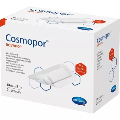 COSMOPOR Obloga za rane Advance 8x10 cm, 25 kosov