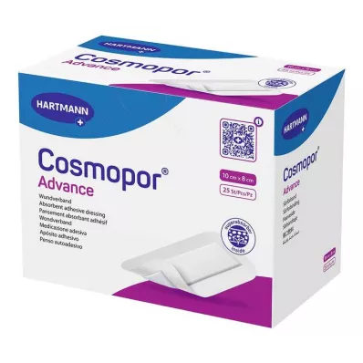 COSMOPOR Obloga za rane Advance 8x10 cm, 25 kosov