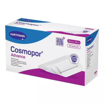 COSMOPOR Napredna obloga za rane 10x20 cm, 25 kosov
