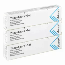 THILO TEARS Gel za oči, 3X10 g