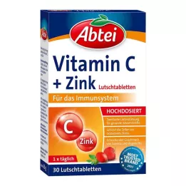 ABTEI Vitamin C in cinkove pastile, 30 kosov