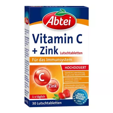ABTEI Vitamin C in cinkove pastile, 30 kosov
