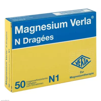 Magnesium Verla® N dražeji, 50 kos Magnesium Verla® N dražeji, 50 kos