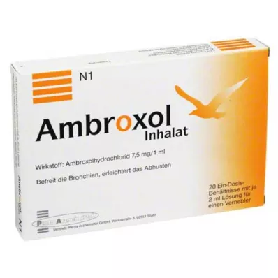 AMBROXOL Inhalacijska raztopina za razpršilnik, 20X2 ml